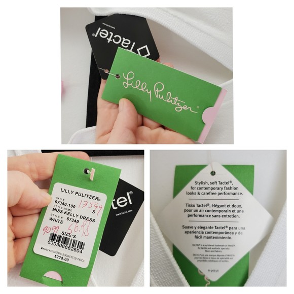 NWT Lilly Pulitzer Miss Kelly Tennis Dress Pleated Drop Waist Knit Polo Shirt S - Picture 5 of 12